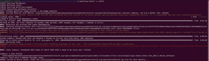 petalinux-config do_configure error failed with exit code '137'